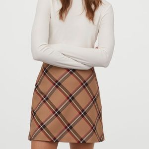 H&M plaid skirt